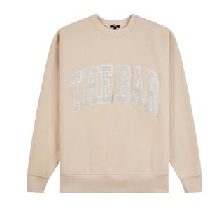 The Bar Cream Crewneck Sweater